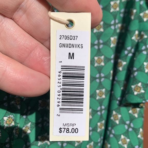 NWT Max Studio Multicolor Floral Print Blouse Size M - Picture 8 of 12